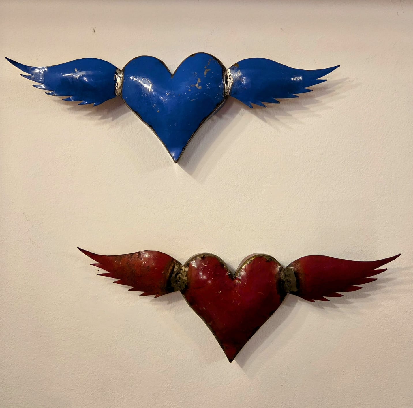 SCULTURA CUORE in FERRO
