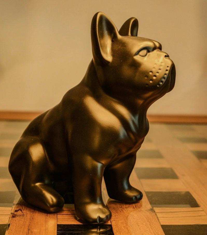 SCULTURA BULLDOG IN RESINA