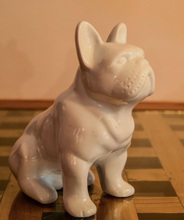 SCULTURA BULLDOG IN RESINA